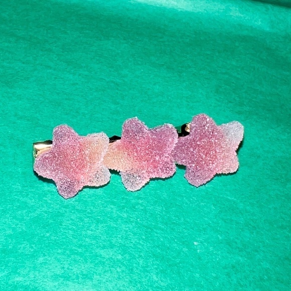 NWOT 🥀 Cute Girls Gradient Jelly Star Hair Clip - Picture 8 of 8